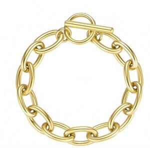 NEW KATIE RAE COLLECTION women's links bracelet in gold